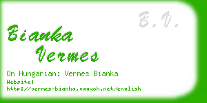 bianka vermes business card